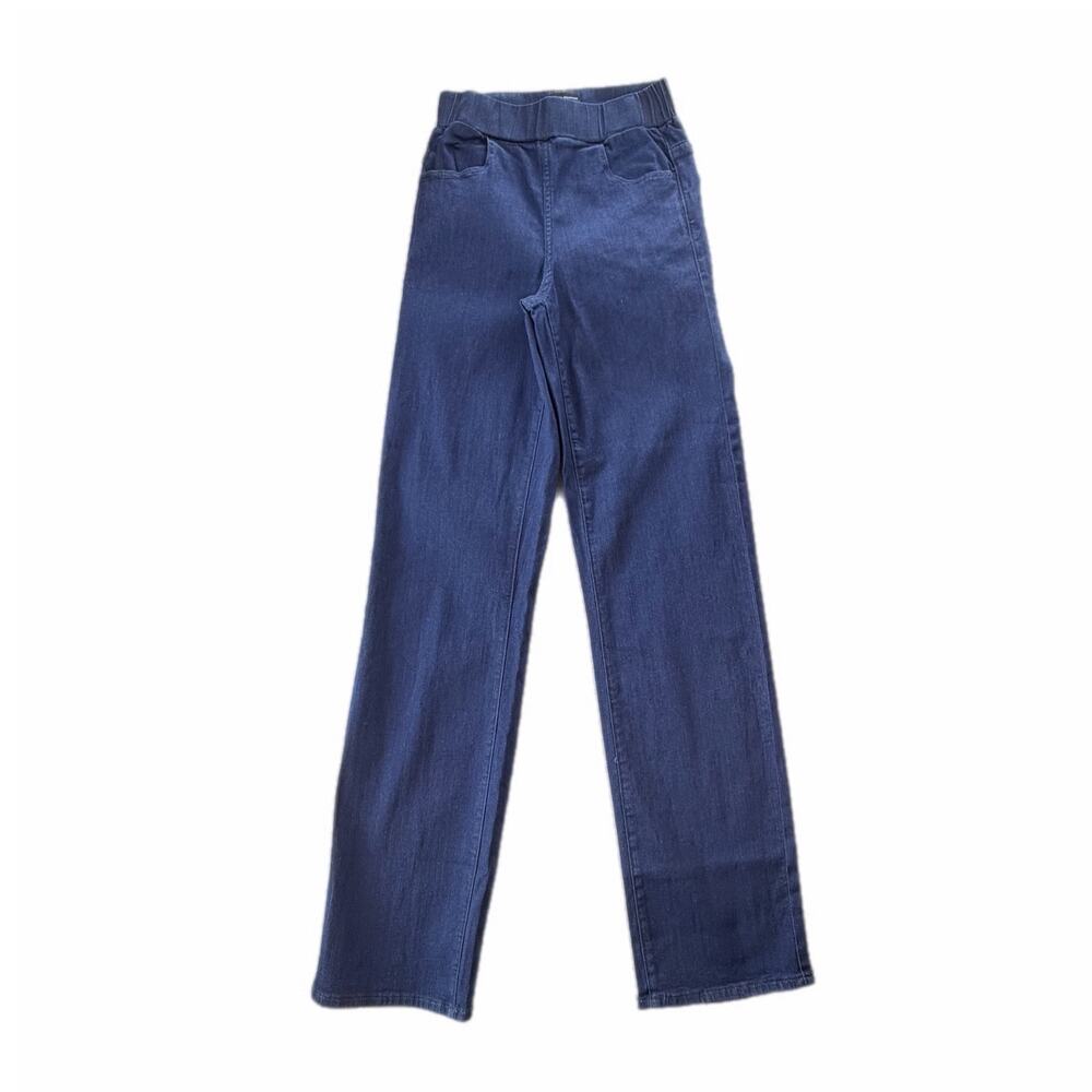 Universal Standard NEW LONG Dark Wash Pull On Jegging Comfort Casual Denim Jeans